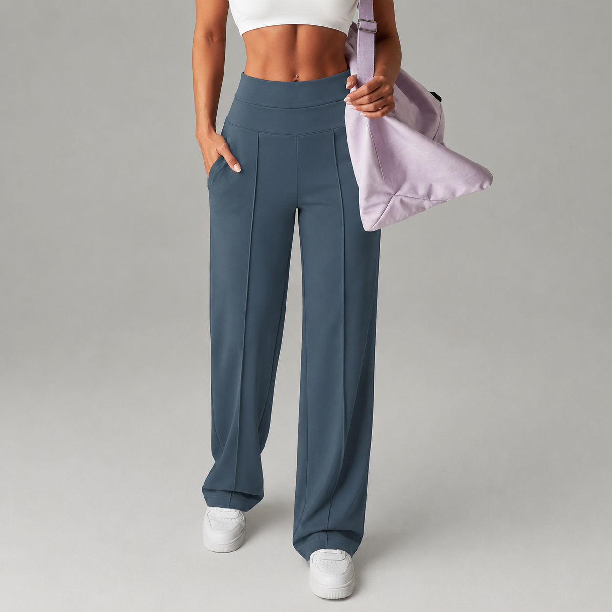 Velori — Fluid Wide-Leg Trouser in Everyday Silk