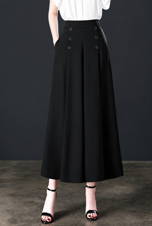 Verlaine — Wide-Leg Pleated Trousers