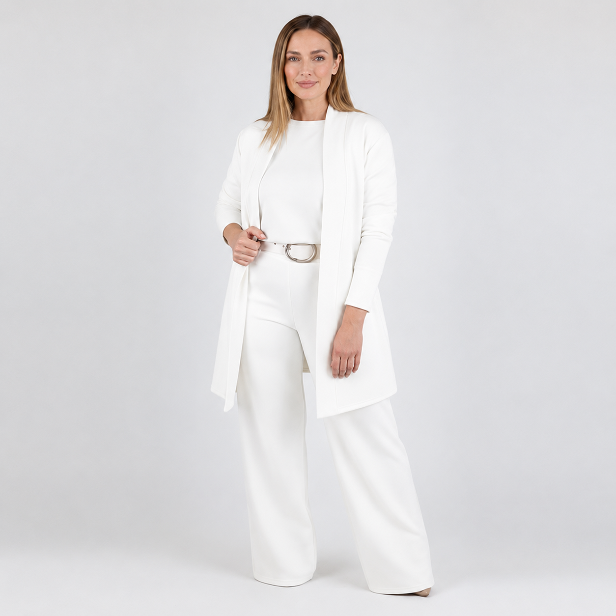 Teressa — Long Cardigan 3-Piece Set