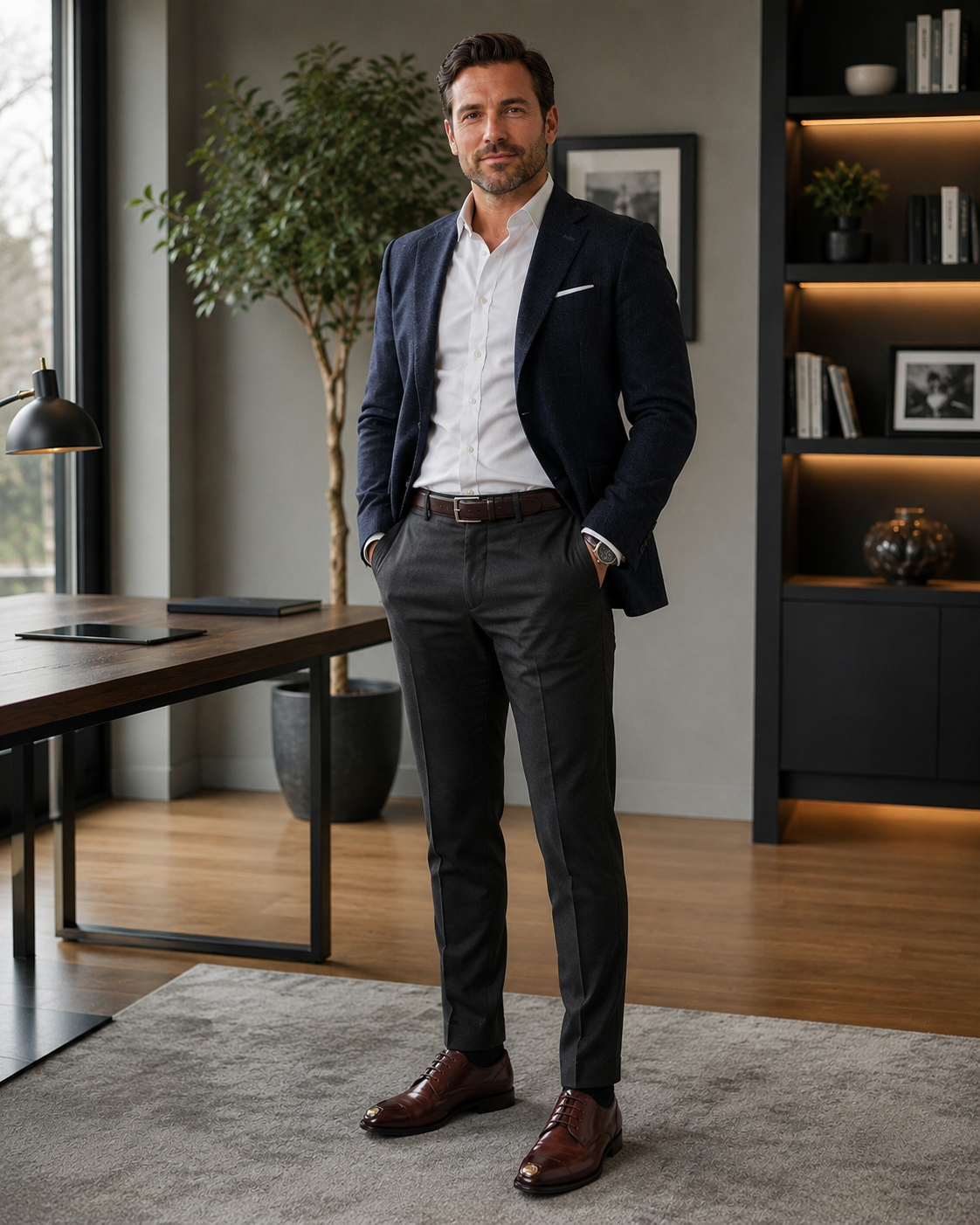 Cordello — Leather Oxford Shoes