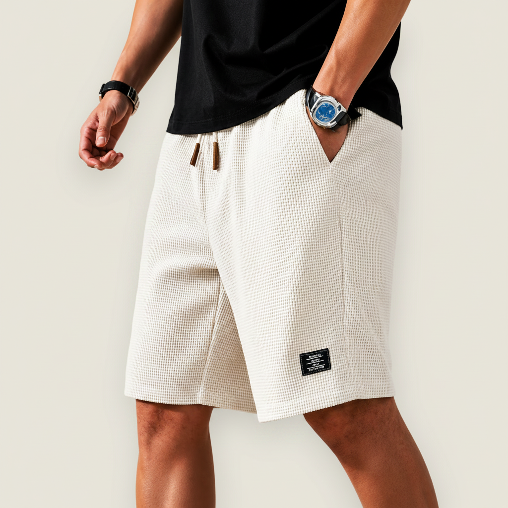 Nathan —  Fine-Knit Cotton Shorts
