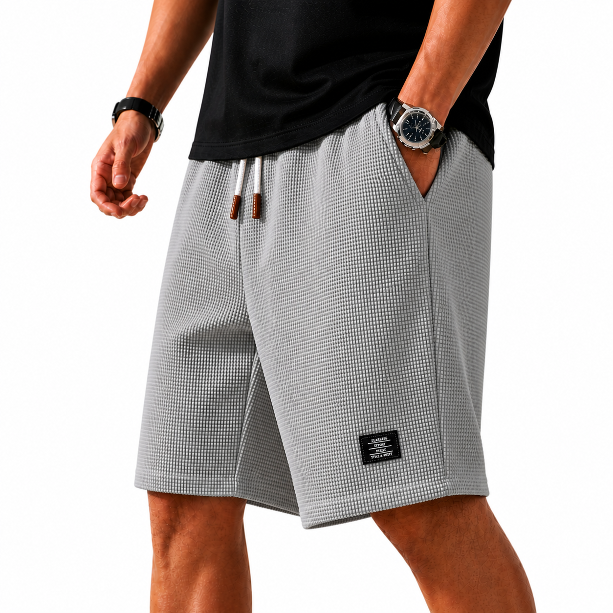 Nathan —  Fine-Knit Cotton Shorts