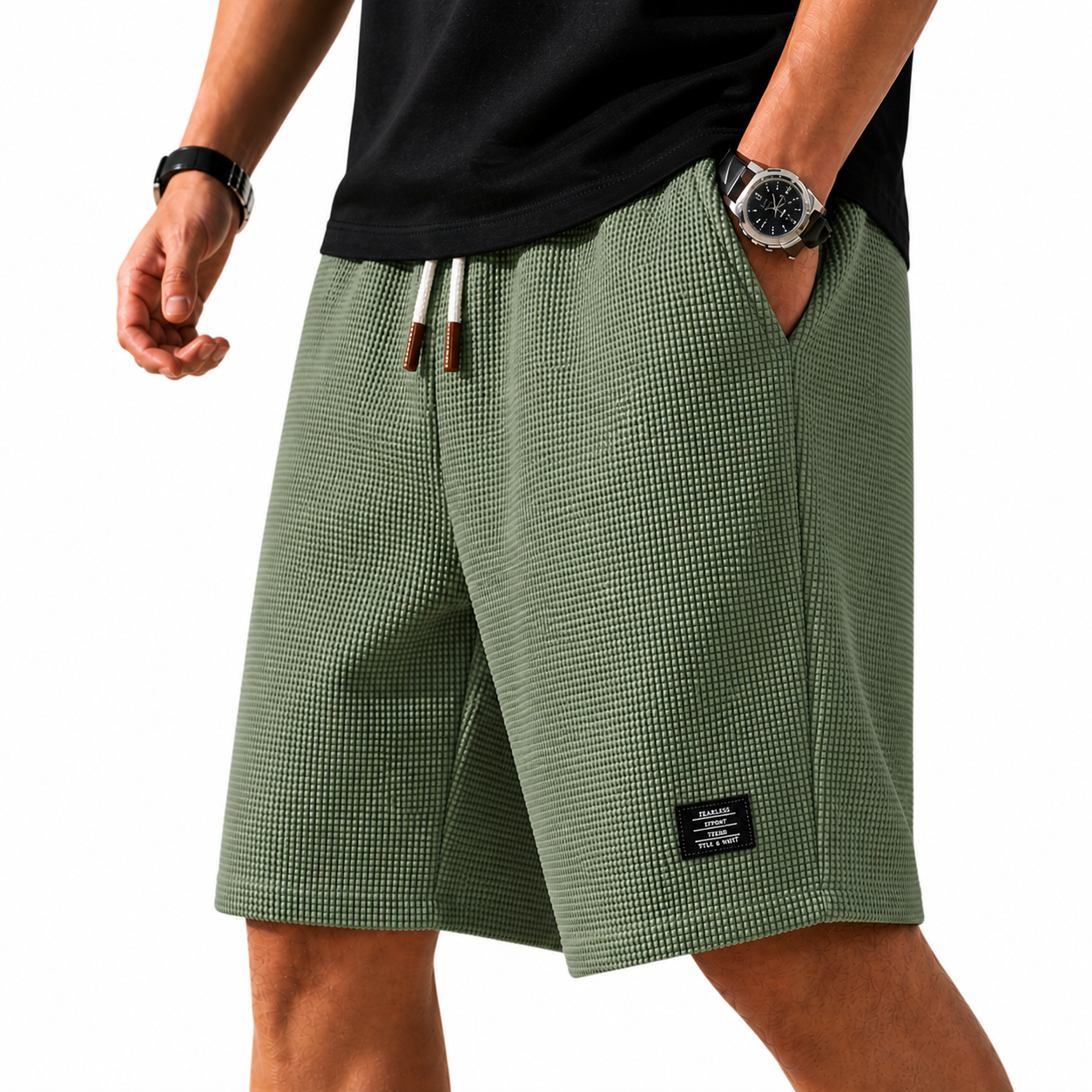 Nathan —  Fine-Knit Cotton Shorts