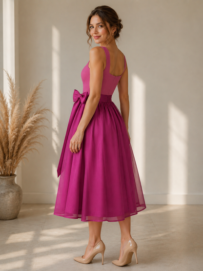 Camille — Berry Dirndl in Mini Length