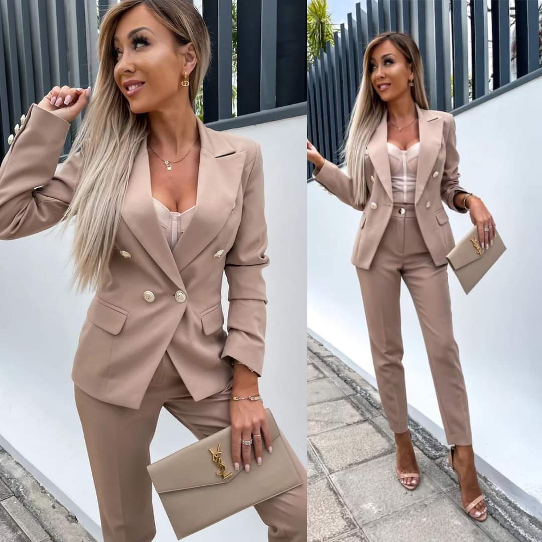 Antonia — Blazer & Trouser Two-Piece Suit