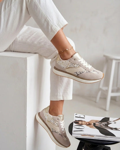 Fleur — Floral Multi-Print Statement Sneakers