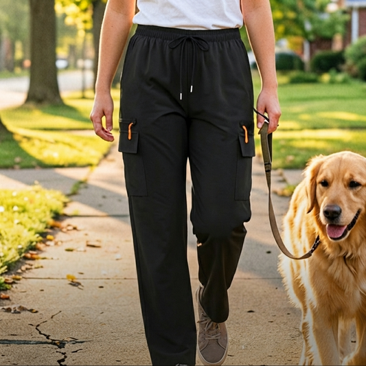 Airolyn — Quick-Dry Drawstring Cargo Pants