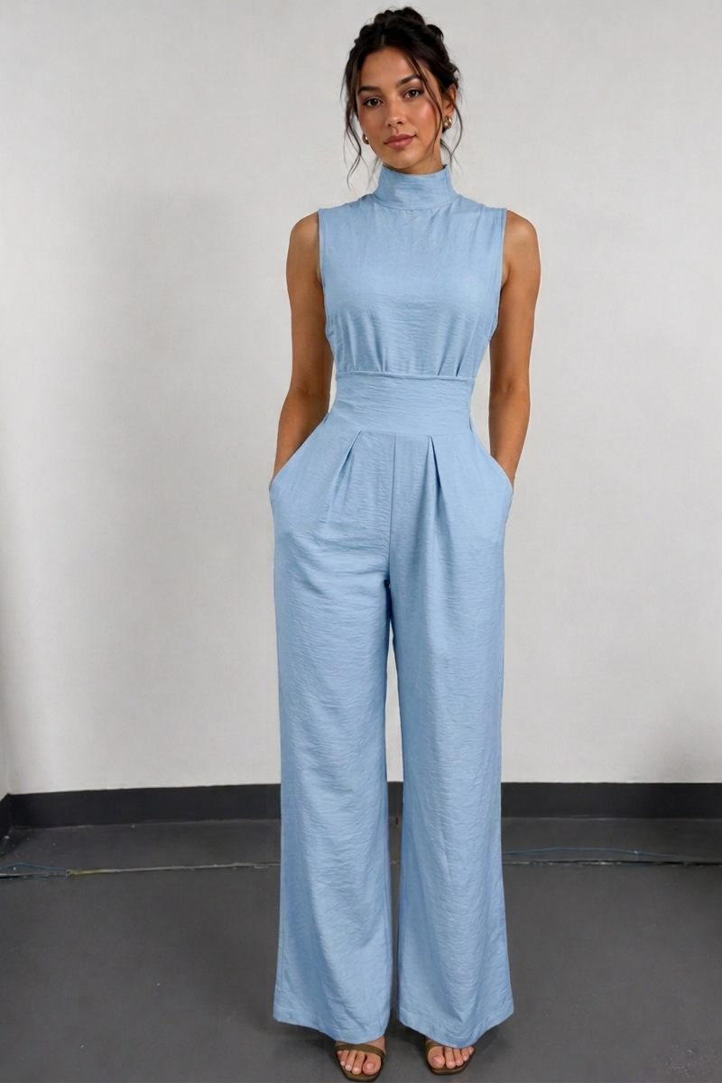 Maria — Minimalist Tank & Wide-Leg Trouser Set