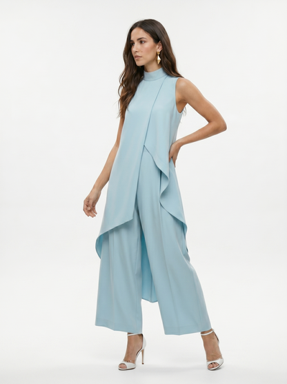 Sara — Set of Asymmetric Tunic and Palazzo Trousers