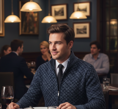 Oliver - Luxurious Zip Cardigan
