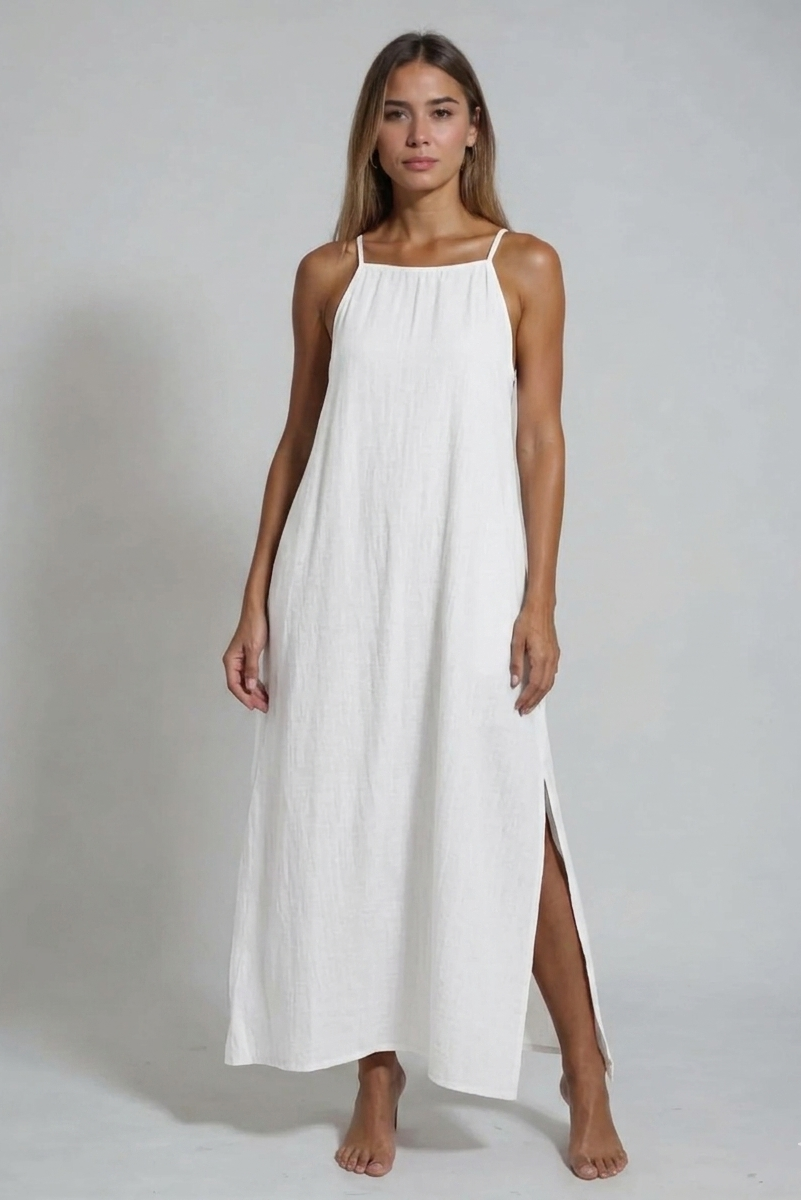 Mèmè — Women's Linen Maxi Dress