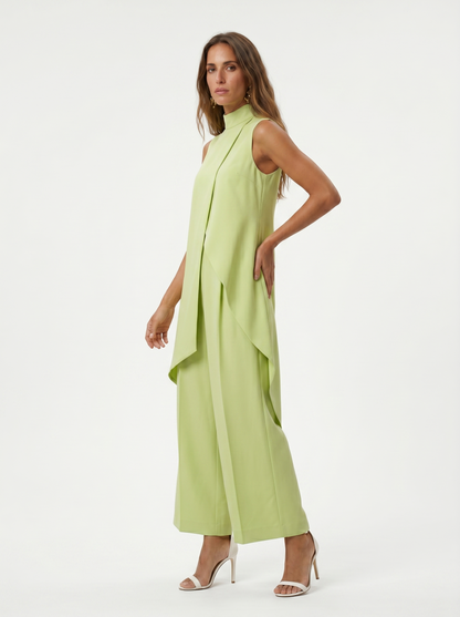 Sara — Set of Asymmetric Tunic and Palazzo Trousers