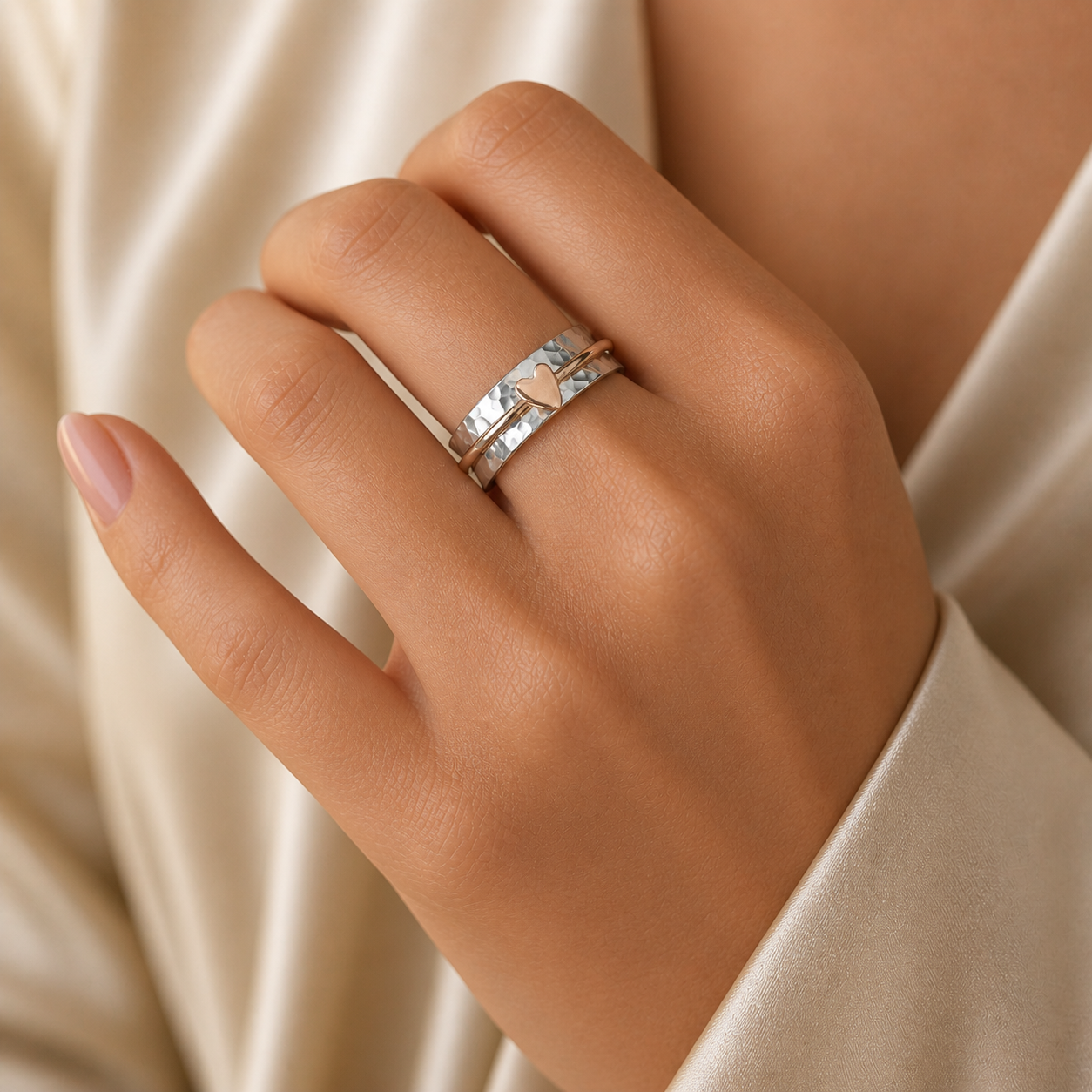 Herz — Silver Heart Ring