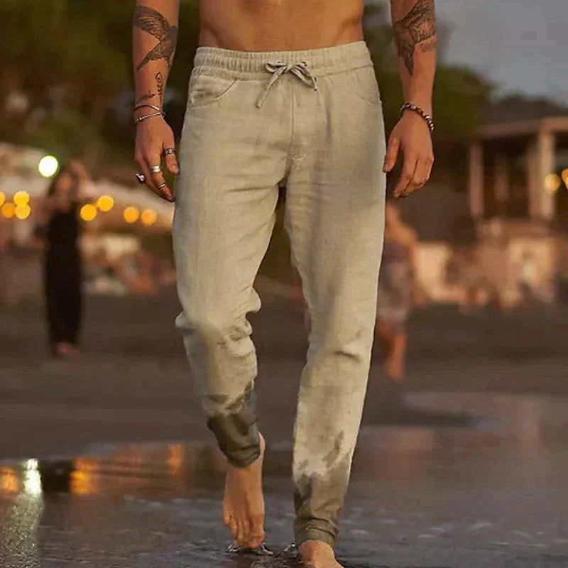 Linen Beach Pants - Relaxed Breathable