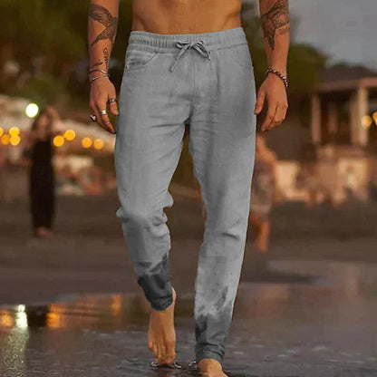 Linen Beach Pants - Relaxed Breathable