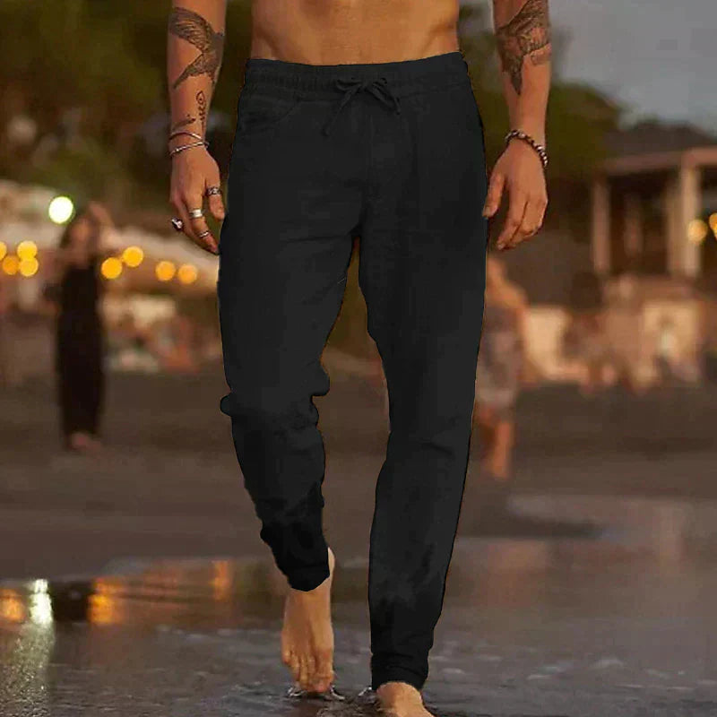 Linen Beach Pants - Relaxed Breathable