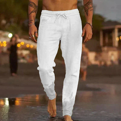 Linen Beach Pants - Relaxed Breathable