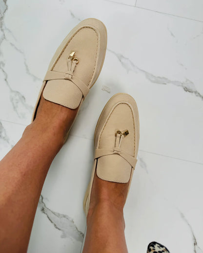 Lott — Denim Platform Loafers
