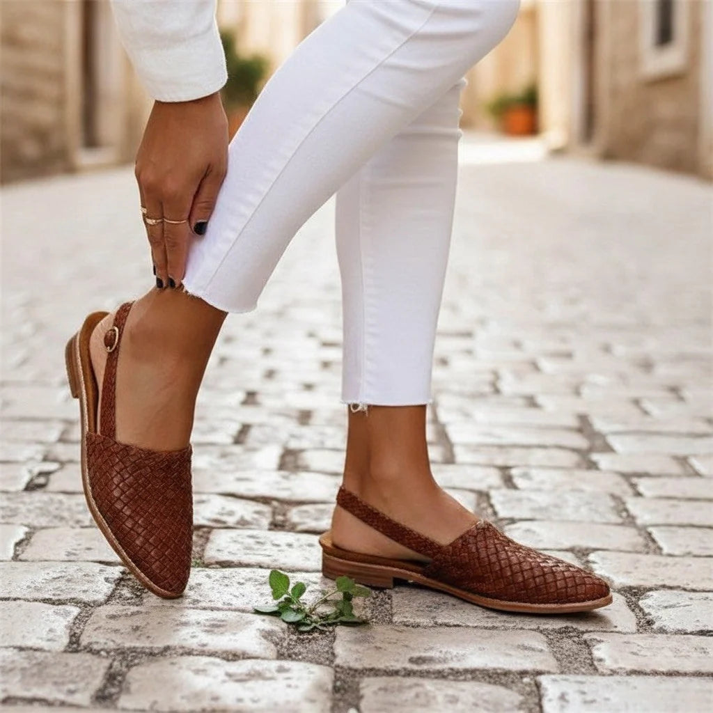 Auro — Braided Backless Loafer