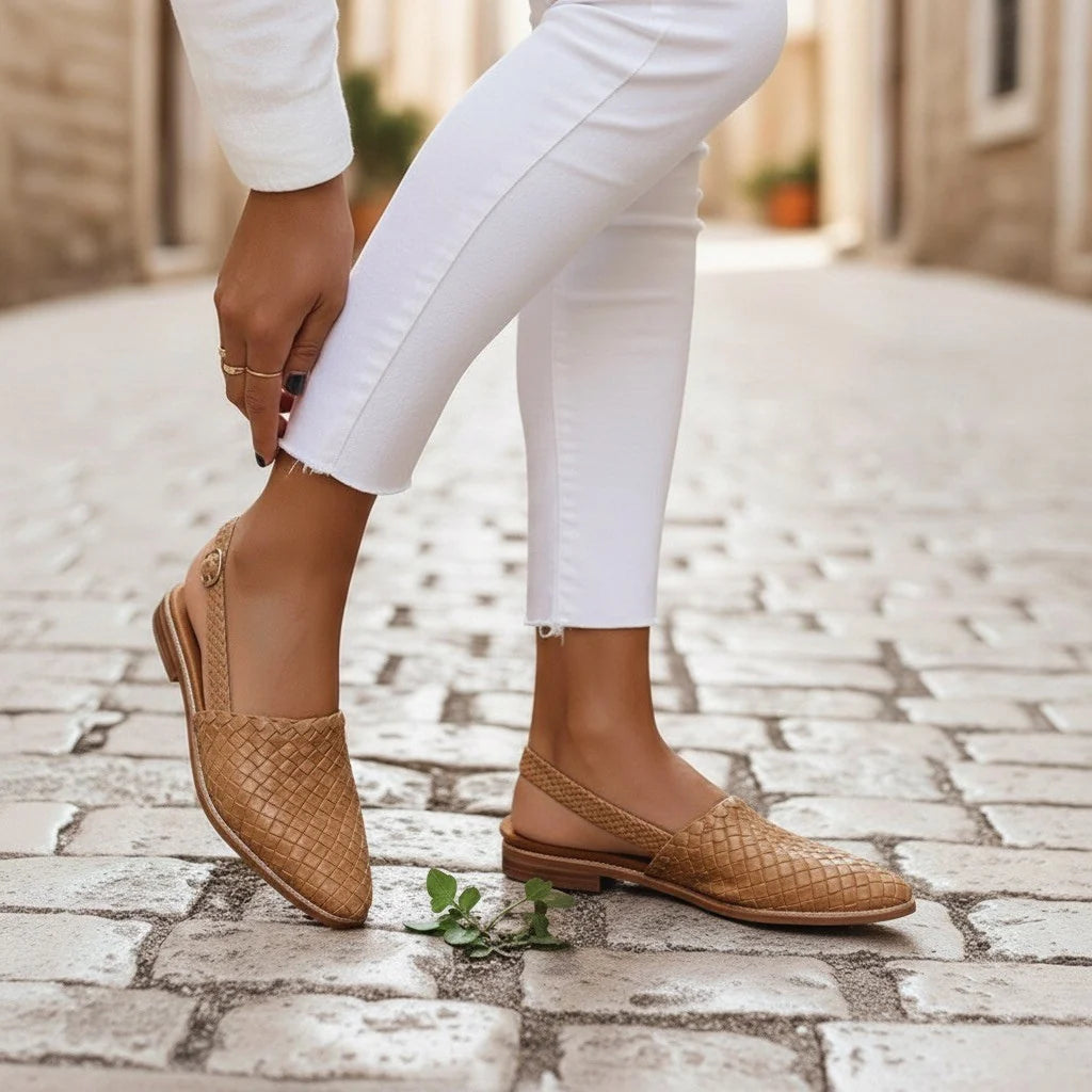 Auro — Braided Backless Loafer