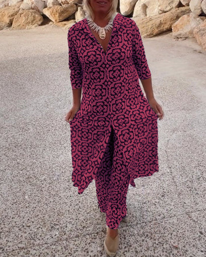 Sari - Comfortable Set with Button Closure