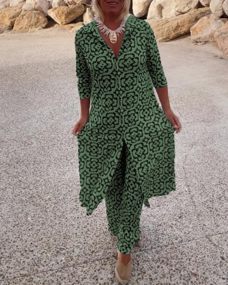 Sari - Comfortable Set with Button Closure