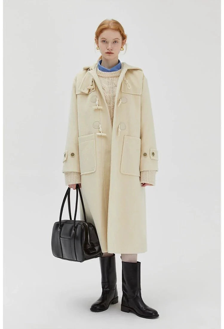 Hooded Melton Warmth Coat