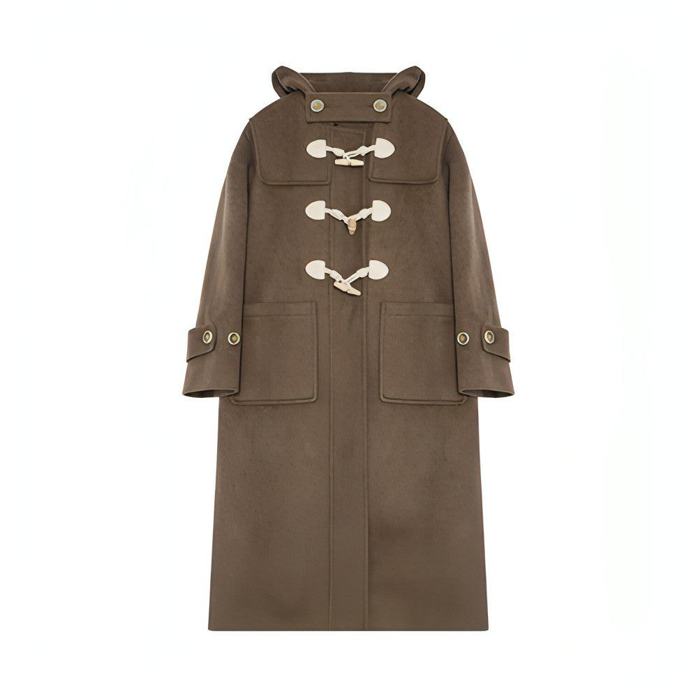 Hooded Melton Warmth Coat