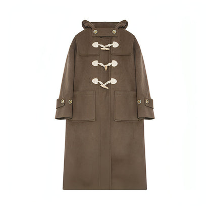 Hooded Melton Warmth Coat