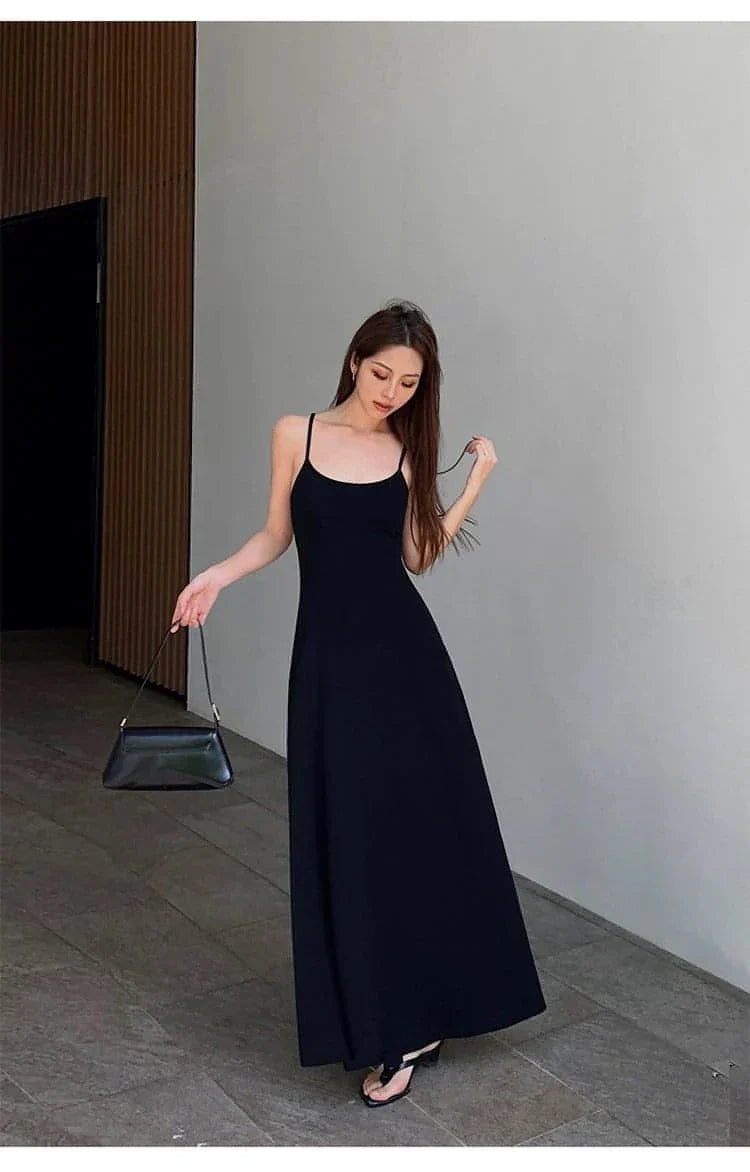 Summer Spaghetti Strap Maxi Dress