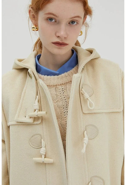 Hooded Melton Warmth Coat
