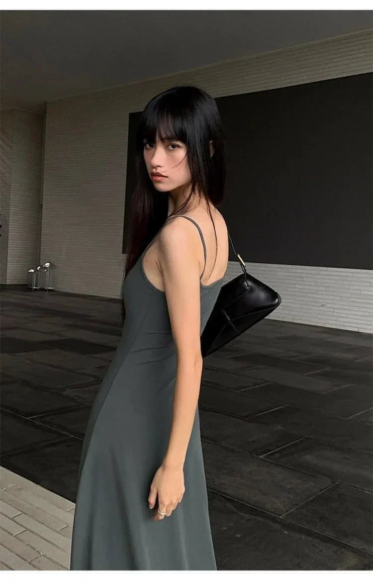 Summer Spaghetti Strap Maxi Dress