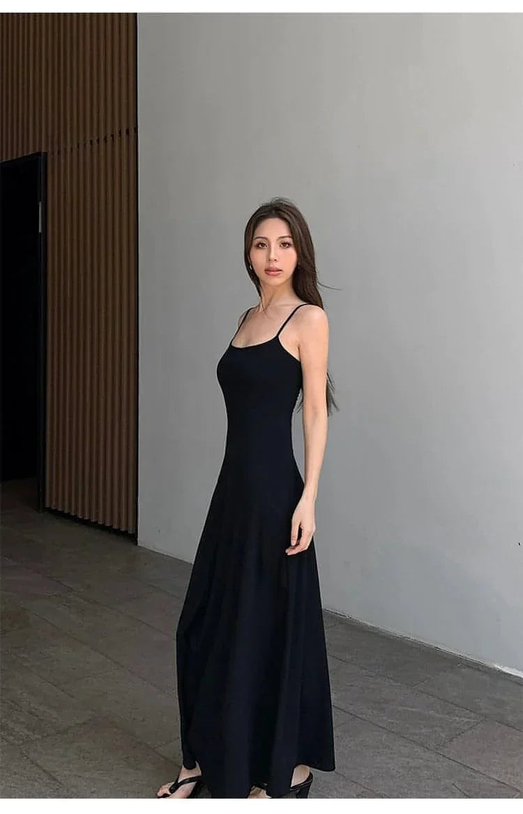 Summer Spaghetti Strap Maxi Dress