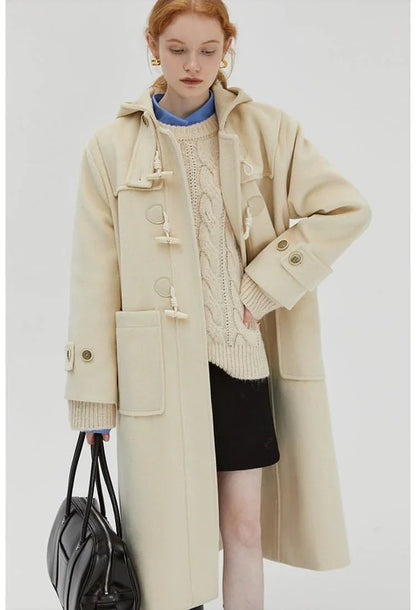 Hooded Melton Warmth Coat