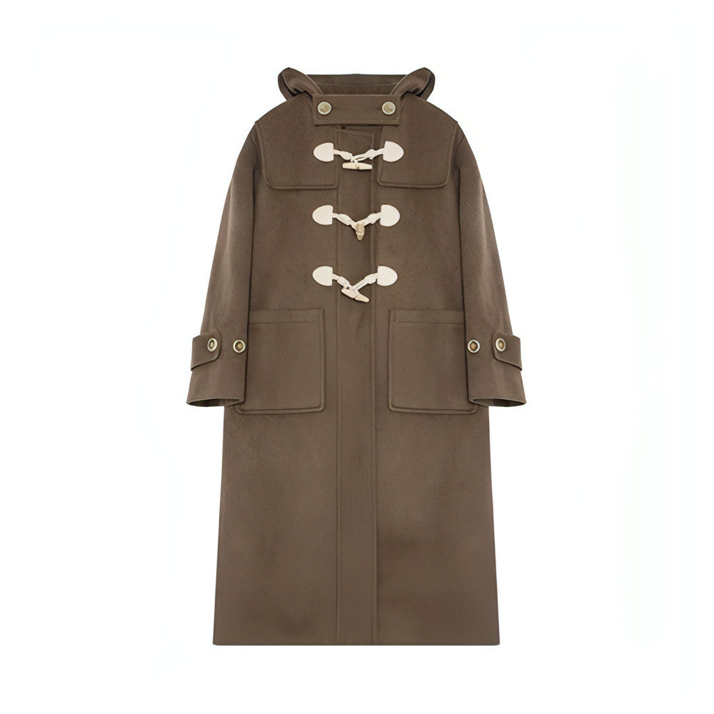 Hooded Melton Warmth Coat