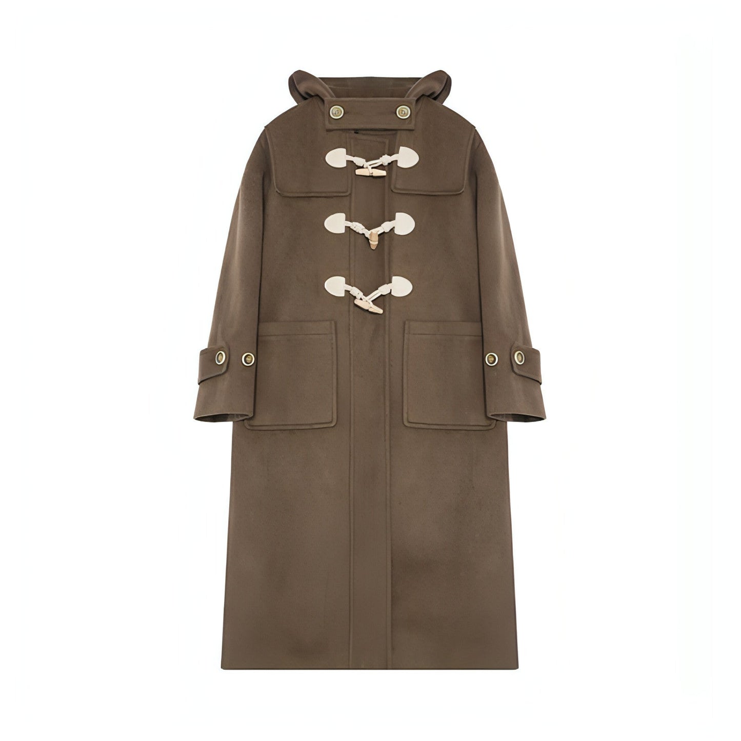 Hooded Melton Warmth Coat