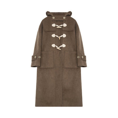 Hooded Melton Warmth Coat
