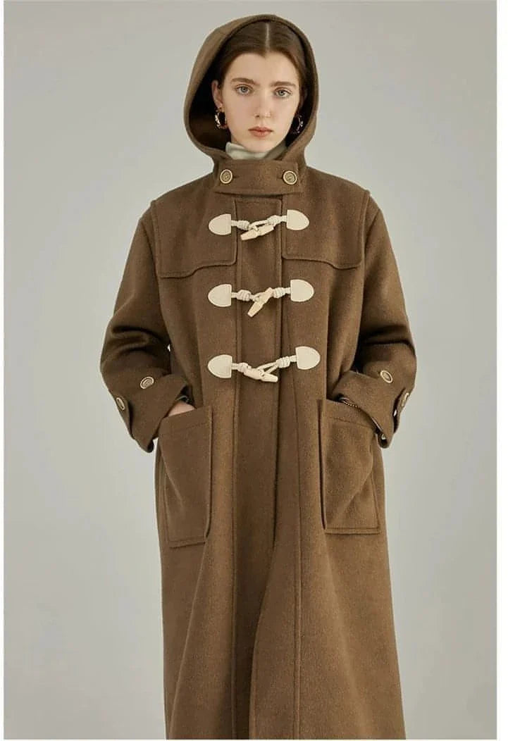 Hooded Melton Warmth Coat