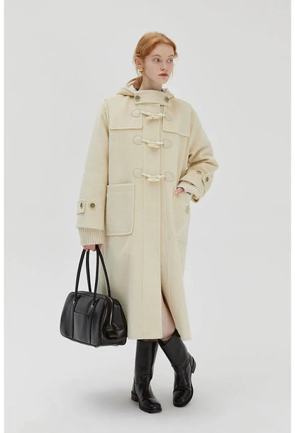 Hooded Melton Warmth Coat
