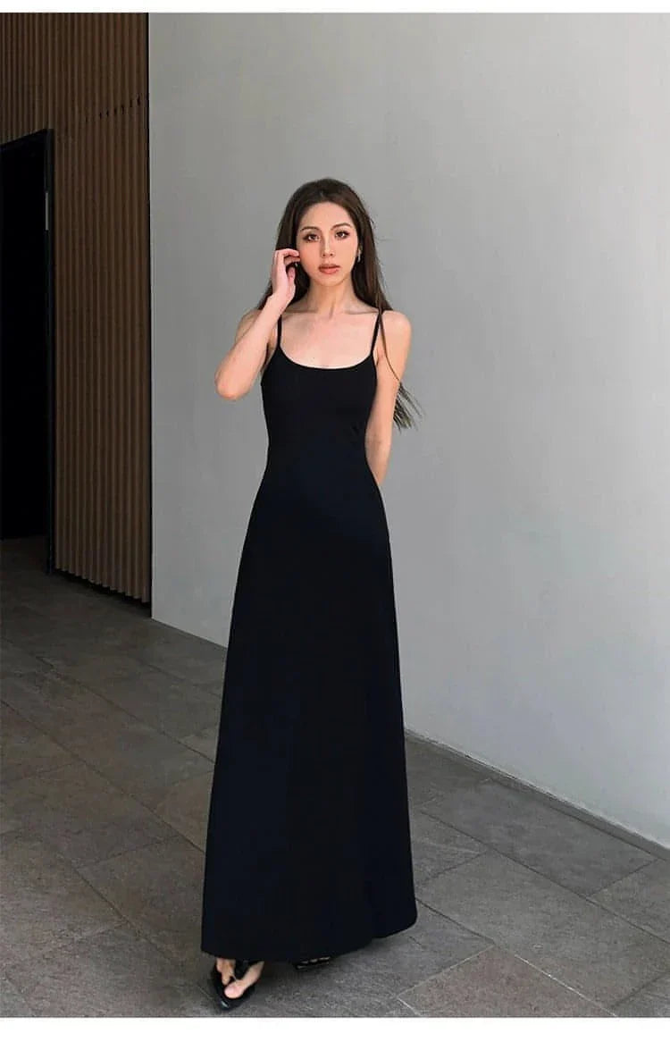 Summer Spaghetti Strap Maxi Dress