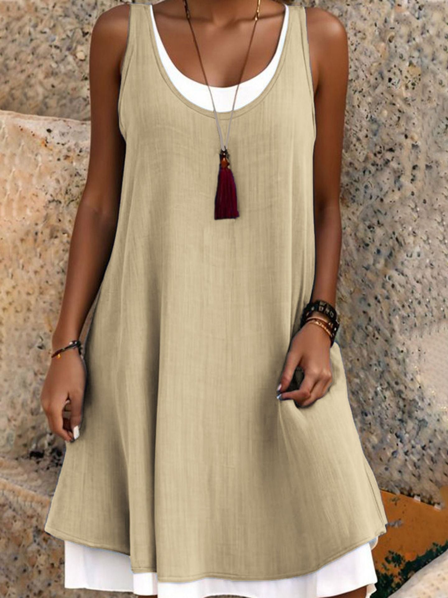 Wisteria — Strapless Summer Layering Dress