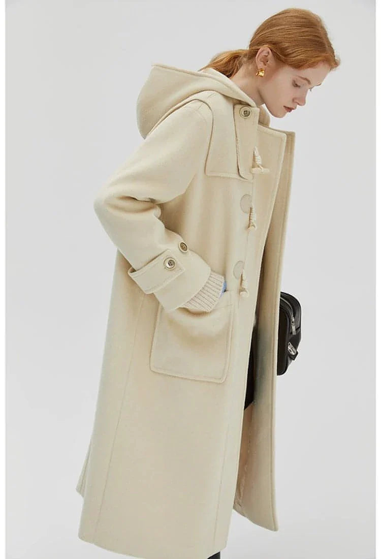 Hooded Melton Warmth Coat