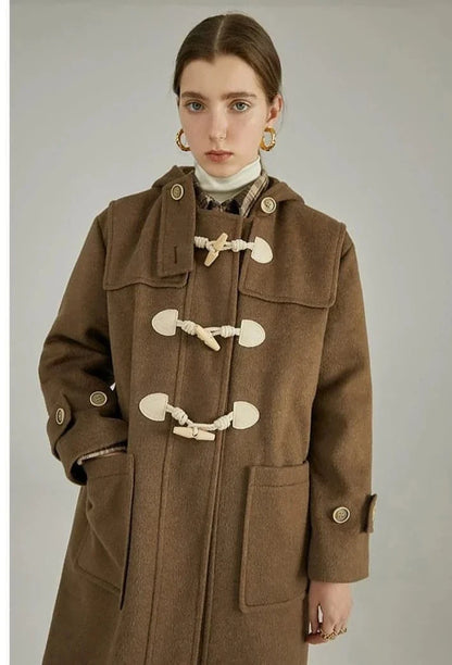 Hooded Melton Warmth Coat