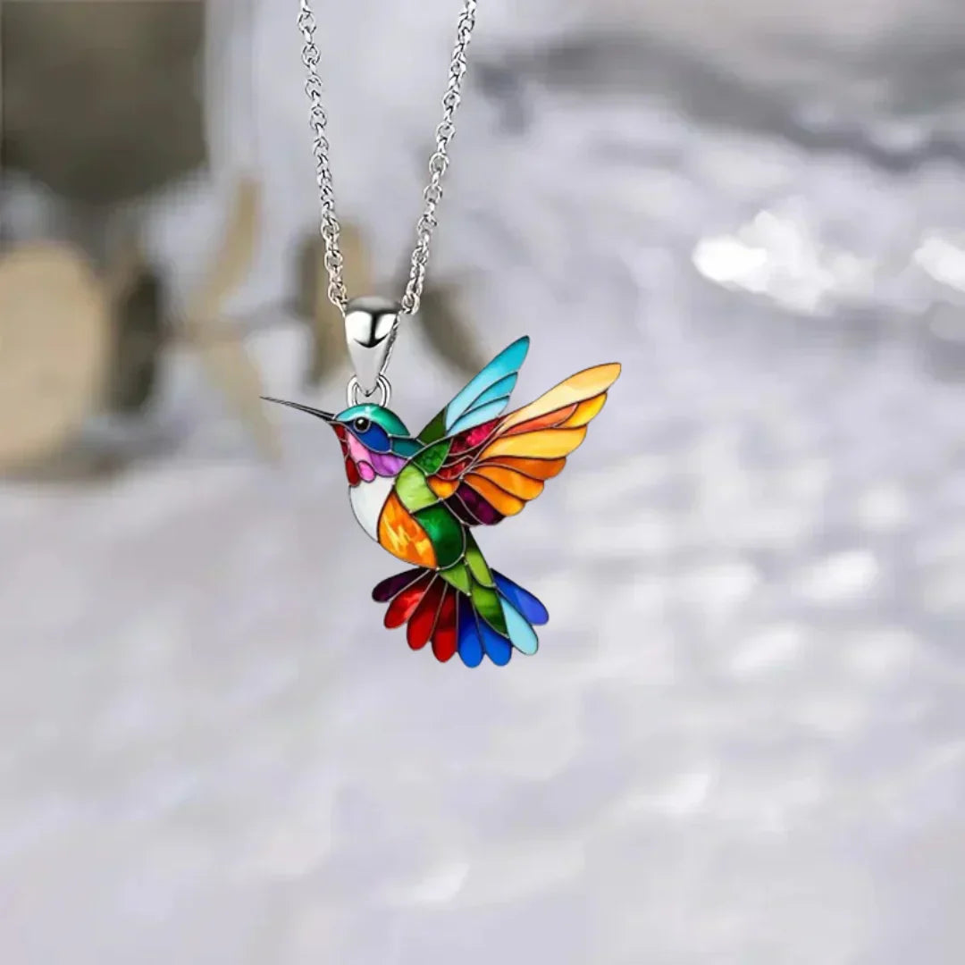 Hummingbird Necklace - Unique Jewelry