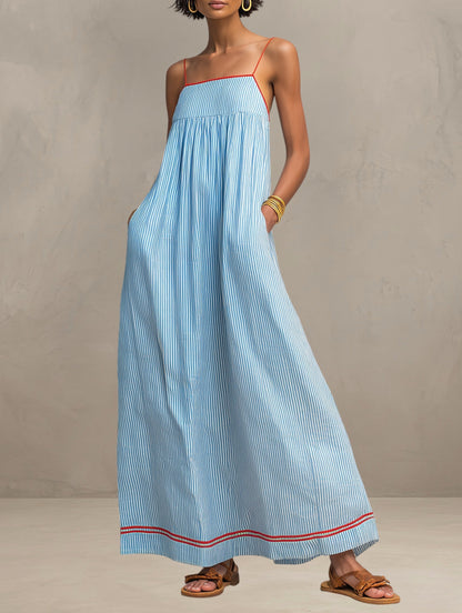 Pamela — Flowing Breathable Maxi Dress