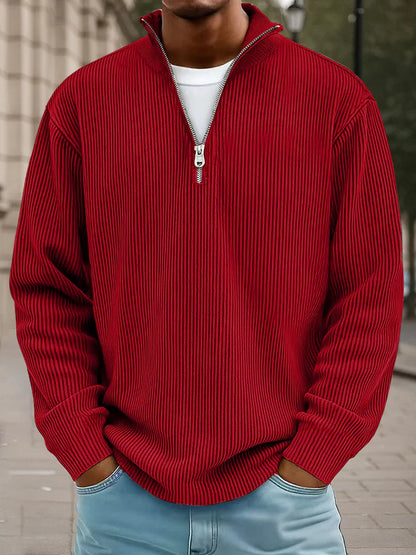 Calix — Men's Half-Zip Knit Pullover