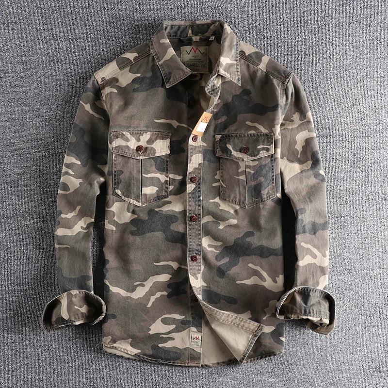 CoreOps Cotton Button-Up Shirt