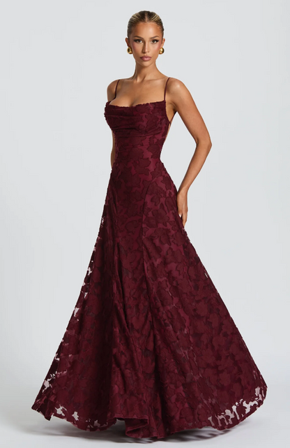 Sofia —Lace Maxi Dress