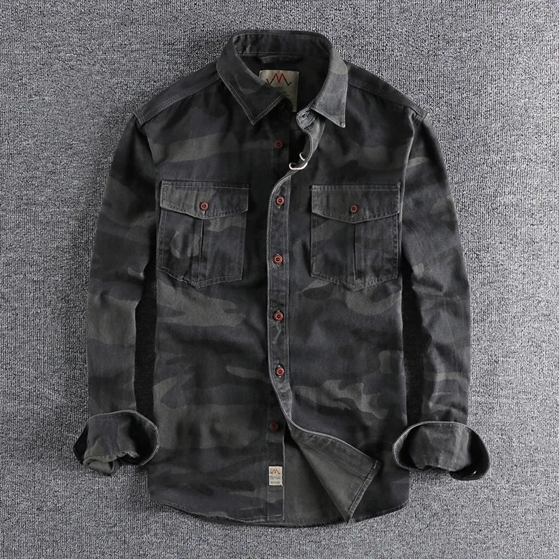 CoreOps Cotton Button-Up Shirt