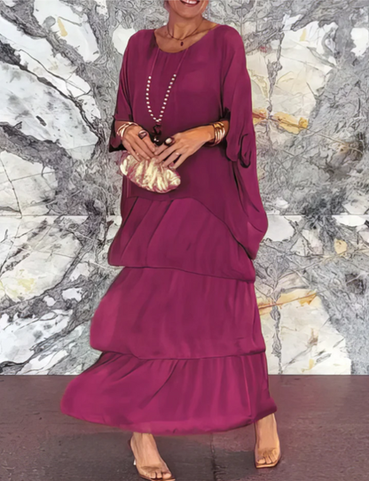 Lara —  Elegant Fluid Maxi Dress